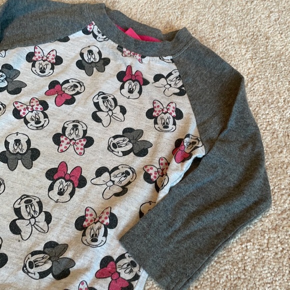 Disney Minnie Mouse Long Sleeve Top 2T - Picture 4 of 7